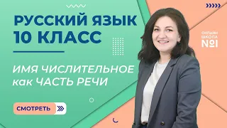 Видеоурок 13. Часть 1. Правописание числительных и нормы их употребления . Русский язык 10 класс