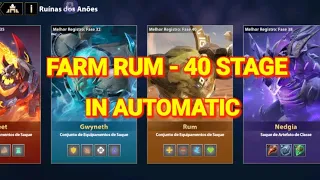 Infinite Magicraid - Farm Automático no Rum Stage 40 (Sem Falhas)