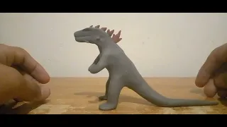 Como hacer a Godzilla de 2024 de plastilina