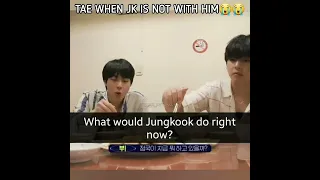 TAEHYUNG WORRIED FOR JUNGKOOK 😭😭