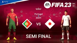 Portugal Vs Japan Semi FInal | Ronaldo Master class |4K60FPS | fifa-23
