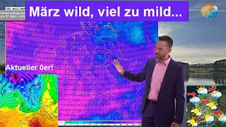 März mild, viel zu mild & Rekorde möglich. Kälte lauert aber. Wettervorhersage 12.-20.03.2024.