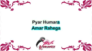 (80's Famous) Pyaar Humara Amar Rahega | Full Karaoke With Lyrics | Mohd.Aziz & Asha Ji | Muddat