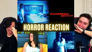 REACTING to *Paranormal Activity (2007)* THE GREATEST HORROR MOVIE? (Movie Commentary) Horror Movies