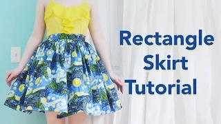 Rectangle Skirt Tutorial / Starry Night Skirt