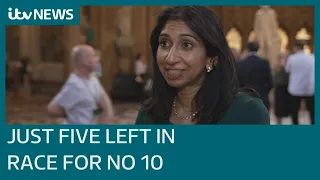 Five left in Tory leadership race after Suella Braverman knocked out | ITV News