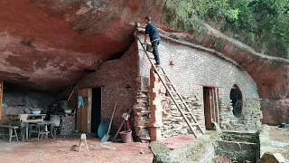 FULL VIDEO: 200 Days Free Build a house in a cave, Farm Life, Build Gate | Free Bushcraft