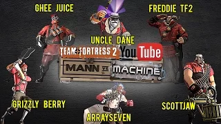 MvM With YouTubers #1 | ArraySeven, Ghee Juice, FreddieTF2, ScottJAw, Grizzly Berry & Uncle Dane