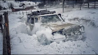 Nissan Patrol Лучшие проходимец по заснеженным Карпатам!