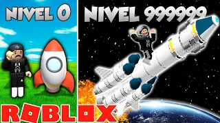 Hago el Mejor Cohete para ir al Espacio 🚀🪐 Roblox 3-2-1 Blast Off Simulator