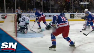 Rangers' Chris Kreider Sets Up Mika Zibanejad Goal With Gorgeous No-Look Feed On The Power Play