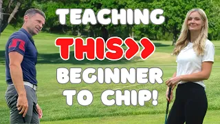 Teaching a GOLF BEGINNER to Chip & Pitch! LIVE LESSON