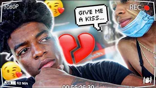 REJECTING MY GIRLFRIEND KISSES FOR 24 HOURS!