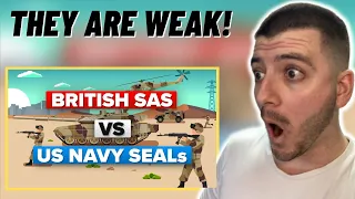 British Guy Reacts to British SAS Soldiers vs US Navy Seals - Military Training Comparison