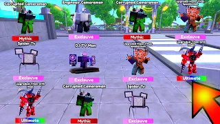 🥵OMG👀! I GOT  ALL BIG RARE TITAN 🤯🤯- Toilet Tower Defense Roblox