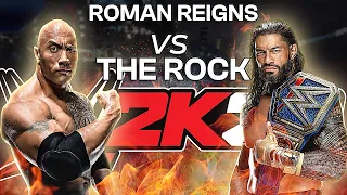 WWE 2K23 Dream Matches | The ROCK vs Roman REIGNS | Must SEE epic Showdown!!!