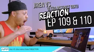 Jiren vs Ultra Instinct Goku Reaction! DBS 109 & 110