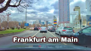 Frankfurt am Main Driving Tour | Germany 2022 | 4k