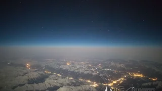 Night Flights from the Flight Deck - Star time lapses