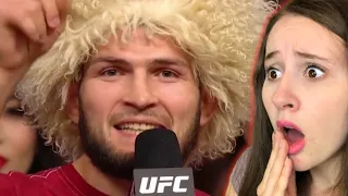 KARATE GIRL REACTS TO HUMILITY vs ARROGANCE | KHABIB NURMAGOMEDOV