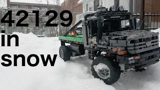 42129 Mercedes-Benz Zetros Truck - Lego - Snow Test