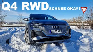 Ich glaub ich dreh durch! - Audi Q4 RWD im Schnee