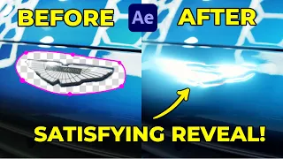 REMOVE & REVEAL a Car Logo in After Effects!