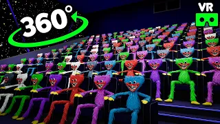 Huggy Wuggy 360° - CINEMA HALL 7 VR/360° ANIMATION | Kissy Missy - Poppy Playtime