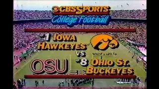 1985 #1 Iowa @ #8 Ohio State No Huddle