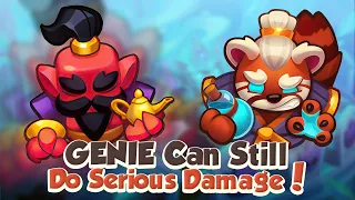 GENIE Can Still Do Serious Damage vs Spirit Master | PVP Rush Royale