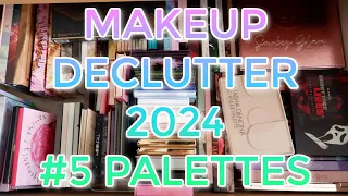 MAKEUP DECLUTTER 2024 // #5 Eyeshadow Palettes