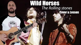 Wild Horses  Easy Guitar Lesson and Cover