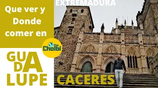 QUE VER Y DONDE COMER EN GUADALUPE #caceres #extremadura #turismo_españa #djiosmopocket2