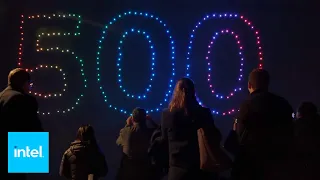 Intel's 500 Drone Light Show | Intel