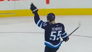 Jets' Scheifele ties game vs. Flyers in final minute of the third