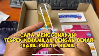 Cara menggunakan tespek kehamilan dengan benar (positif hamil)