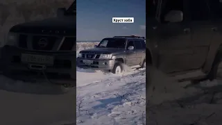 как автомат хабы, стали механическими.#short#shorts#sakhalin#patrol#offroad#tb48#winter#snow