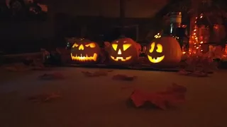 14 projectors using AtmosFEARfx files (clip 23) - Halloween 2017