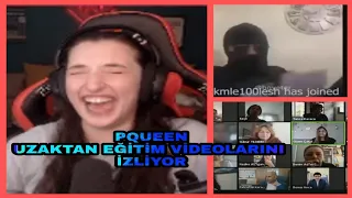 Pqueen Uzaktan Eğitim Troll Videoları İzliyor