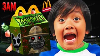 DON'T ORDER ZOONOMALY MONSTERS HAPPY MEAL AT 3AM! (RYAN KAJI DID THIS)