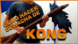 Cómo Hacer el HACHA de KONG de Cartón - GODZILLA vs KONG - DIY Cardboard Kong Axe