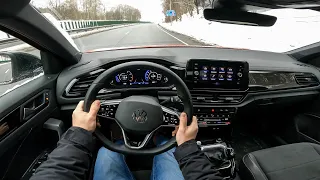 Volkswagen T-Roc 150HP 2023 POV Test Drive @DRIVEWAVE1