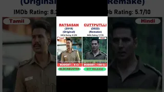 Ratsasan vs cuttputlli movie comparison || #shorts #ratsasan #pathaan #cuttputlli #comparison