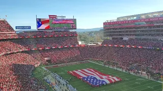 Luis Fonsi National Anthem 49ers vs. Cowboys! 2023 Divisional Playoff!