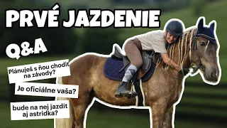 PRVÉ JAZDENIE V NOVOM!🩵 / +odpovedám na vaše otázky!✨