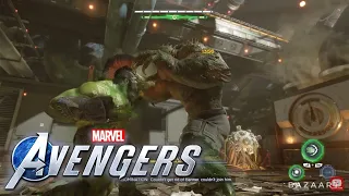 Hulk vs Abomination With Ragnarok Outfit - Marvel's Avengers Game (HD60FPS)