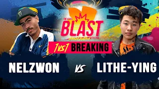 Nelzwon vs B-boy Lithe-ingI Top 16 1vs1 Breaking I The Legits Blast 2023