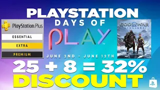 PlayStation Days of Play Deals @25% off on PS Plus Membership & more