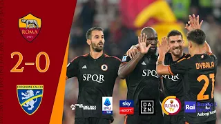 Roma 2-0 Frosinone - Highlights Serie A, TeleRadioStereo, SKY, DAZN,RomaTV, Rai, TMW, Romanista, CSS