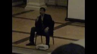 Neil deGrasse Tyson speaking about being in DC Comics Superman @ Colgate U. 2/25/13